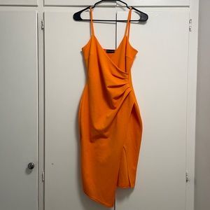 Pretty little thing orange dress